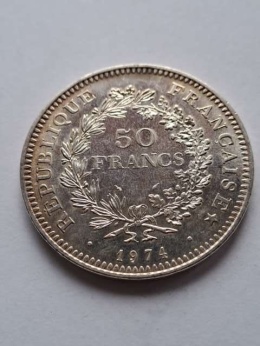Francja 50 Franków Herkules 1974 r