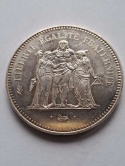 Francja 50 Franków Herkules 1974 r Francja 50 Franków Herkules 1974 r