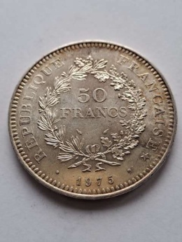 Francja 50 Franków Herkules 1975 r