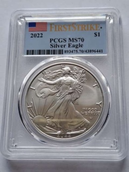 USA Dollar Liberty 2022 r PCGS MS70