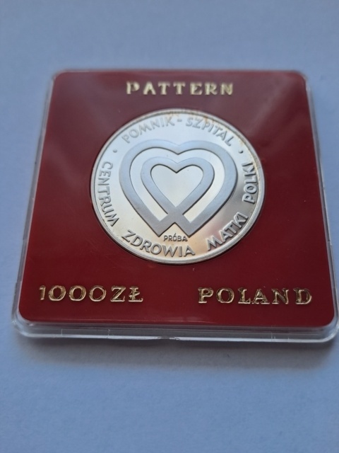 1000 zł Pomnik Szpital 1986 r