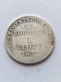 15 Kopiejek / 1 Złoty 1837 r MW