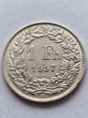 Szwajcaria 1 Frank 1957 r