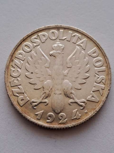 2 zł Żniwiarka 1924 r Litera H rzadka