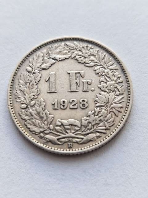 Szwajcaria 1 Frank 1928 r