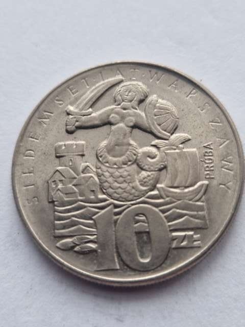 10 zł Siedemset Lat Warszawy 1965 r próba