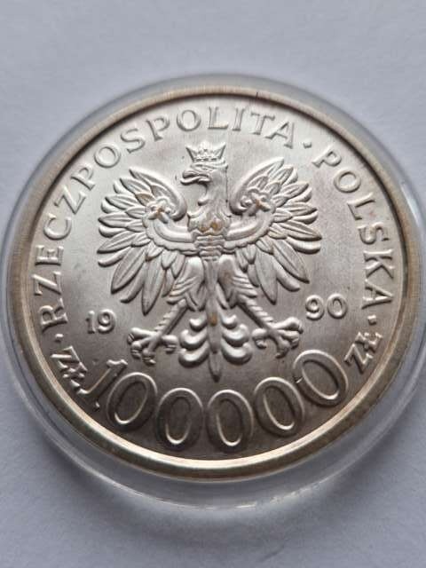 100 tys Solidarność typ B 1990 r