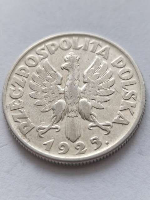 2 zł Żniwiarka 1925 r kropka