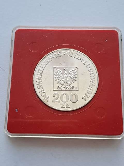 200 zł Mapka 1974 r Lustrzanka
