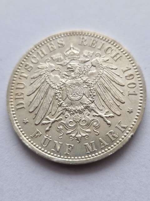 Niemcy 5 Marek Prusy 1901 r
