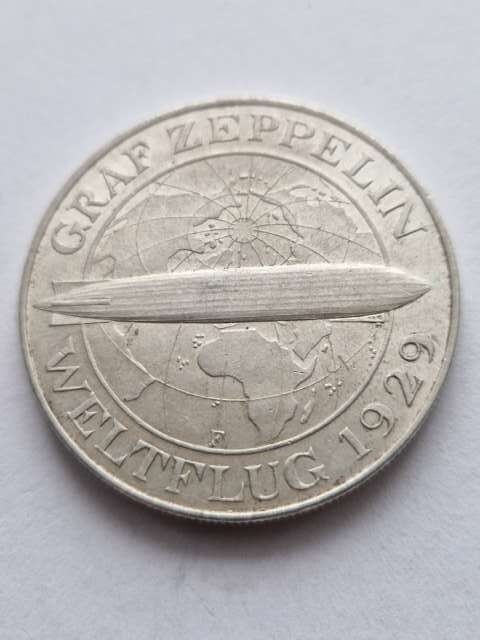 Niemcy 5 Marek Zeppelin 1930 r F