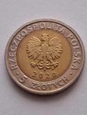 5 zł Kościół Mariacki 2020 r