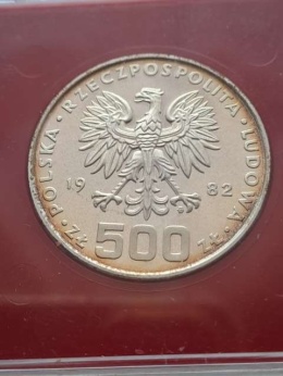500 zł Dar Młodzieży 1982 r próba