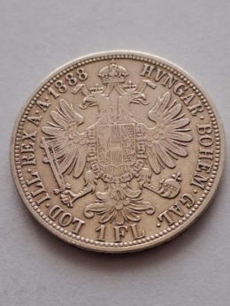 Austria 1 Floren Franciszek Józef 1888 r