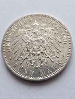 Niemcy 5 Marek Prusy 1901 r