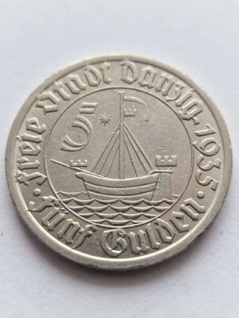 WMG 5 Guldenów 1935 r