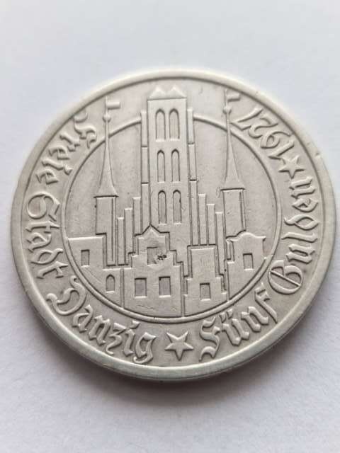 WMG 5 Guldenów 1927 r